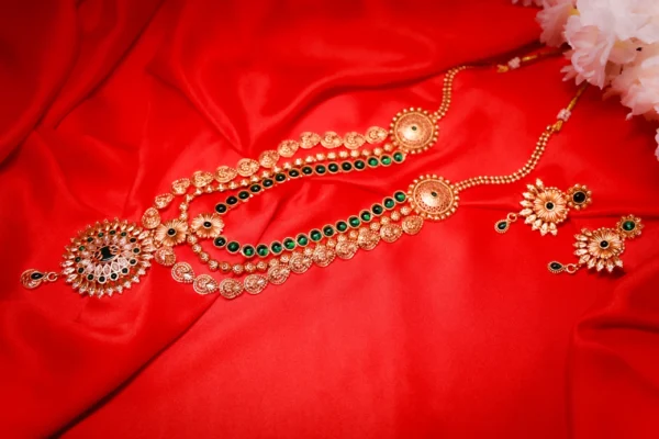 Rajwadi Har Necklace – A Symbol of Royalty and Tradition