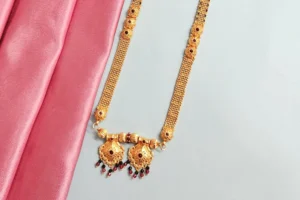 Temple-Inspired Mangalsutra with a Sophisticated Matt Finish