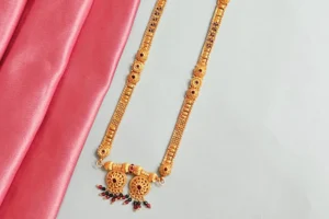 Heritage-Inspired Matt Finished Long Mangalsutra