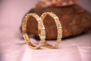 Luxurious American Diamond Bangles - Ideal for Weddings & Celebrations