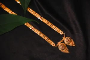 Long Mangalsutra with Bold and Beautiful Design